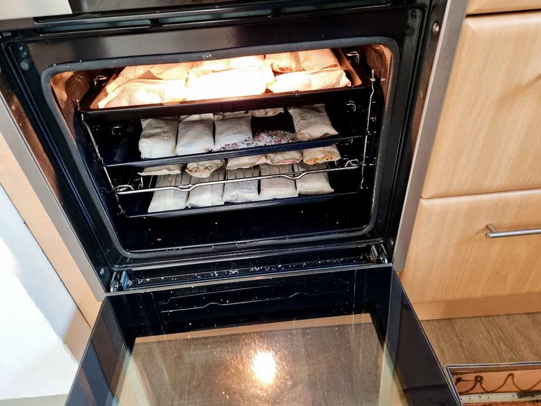 das passiert im Ofen, wenn über 135°C beheizt wurde